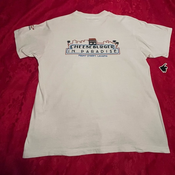 Cheeseburger In Paradise Front Street Lahaina Single Stitch Made In USA Maui VTG - Picture 10 of 12